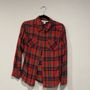 Gander Mountain Multicolor Plaid Button-Down Shirt